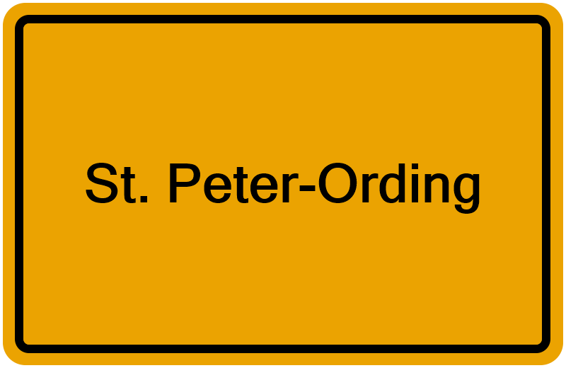 Handelsregisterauszug St. Peter-Ording